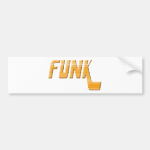 FUNK BUMPER STICKER