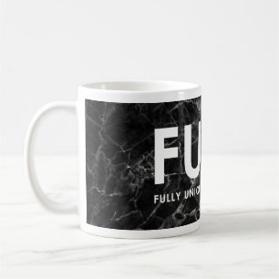 FUNK – Fully Unique Now Kickback Black Marble Mug