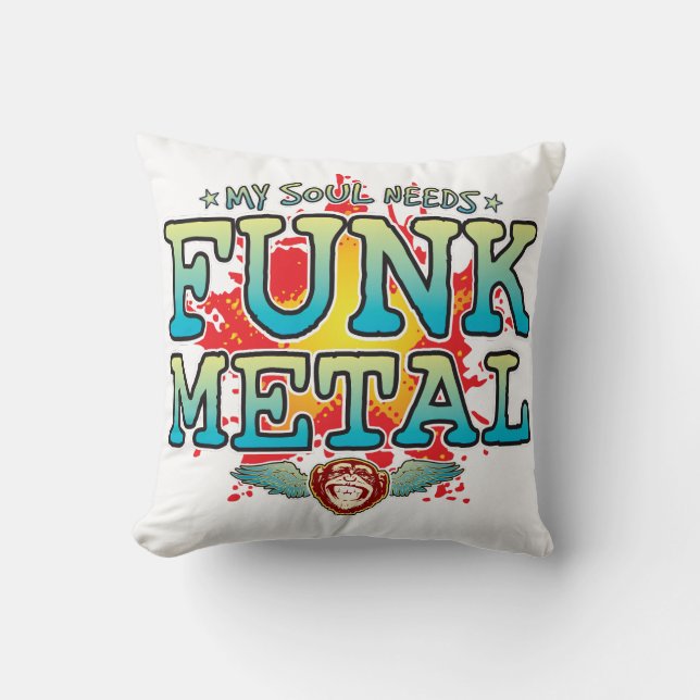 Funk Metal Soul Cushion (Front)