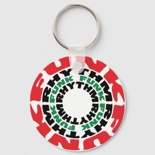 Funk Rhythm Funk Funk Rhythm Key Ring