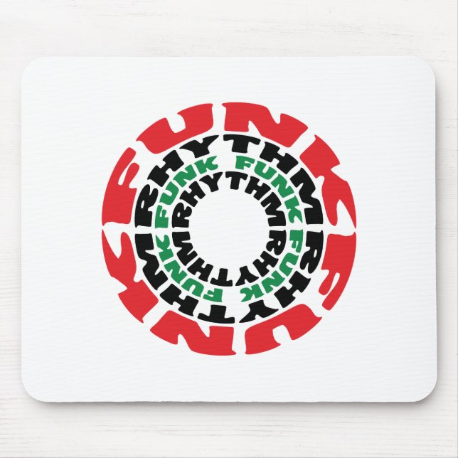 Funk Rhythm Funk Funk Rhythm Mouse Mat (Front)