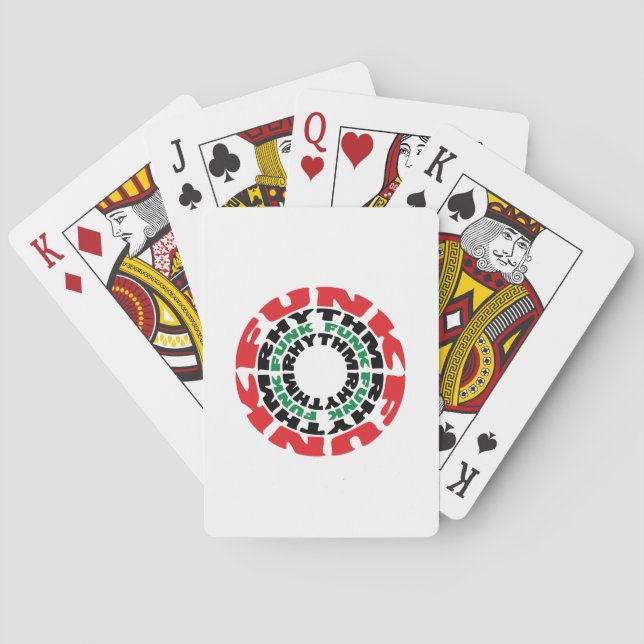 Funk Rhythm Funk Funk Rhythm Playing Cards (Back)