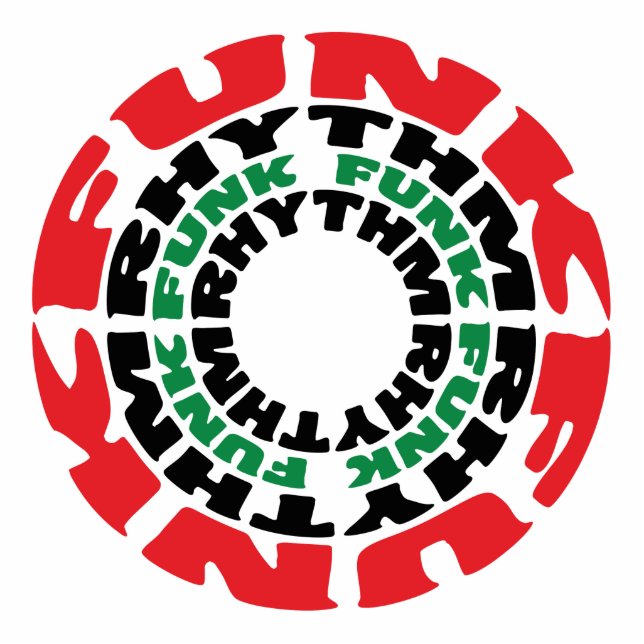 Funk Rhythm Funk Funk Rhythm Standing Photo Sculpture (Front)