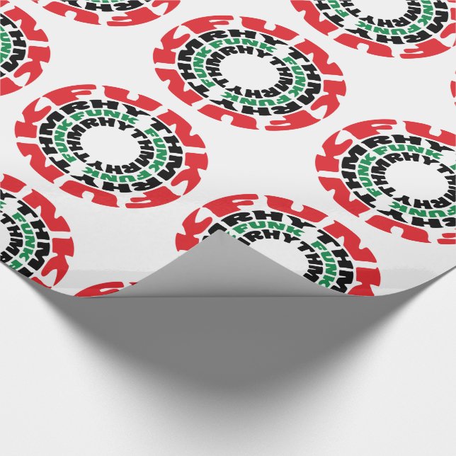 Funk Rhythm Funk Funk Rhythm Wrapping Paper (Corner)