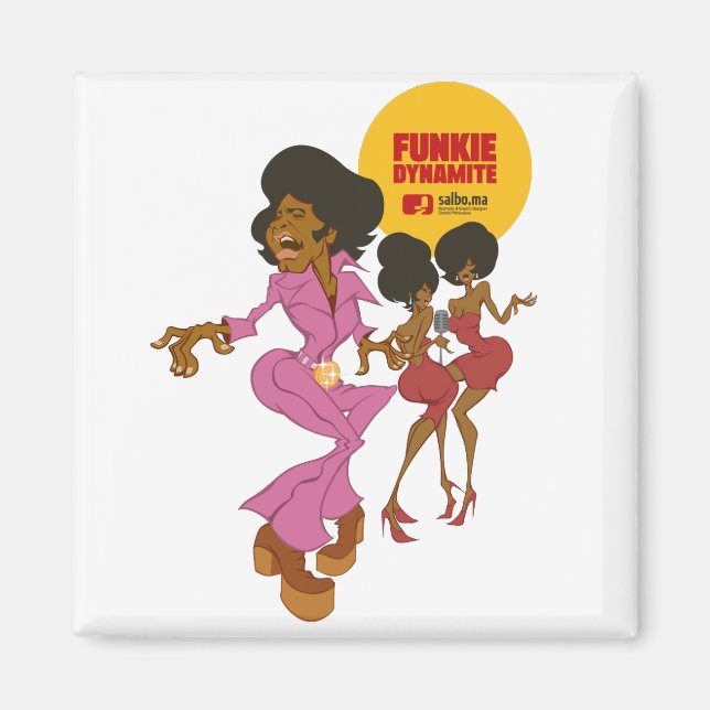 FUNKIE DYNAMITE MAGNET (Front)