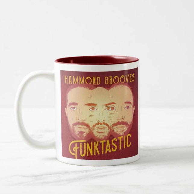 Funktastic Album - Hammond Grooves Two-Tone Coffee Mug (Left)