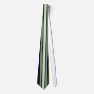 Funky 60s Earth Tone Stripes Tie