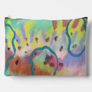 Funky Abstract Art Accessories Pouch