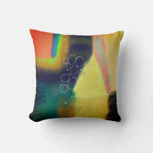 Funky Abstract Art Cushion