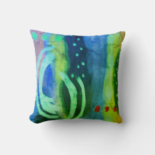 Funky Abstract Art Cushion