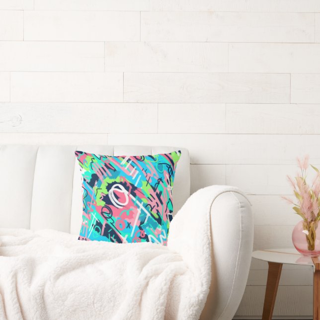 Funky Abstract Art  Cushion (Couch)