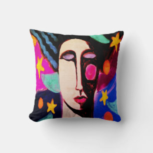 Funky Abstract Art Cushion