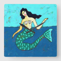 Funky Abstract Art Mermaid