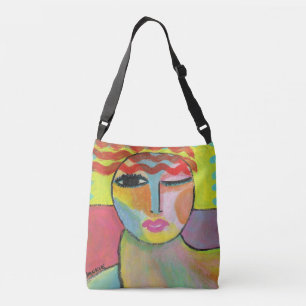 Funky Abstract Art to Carry Crossbody Bag