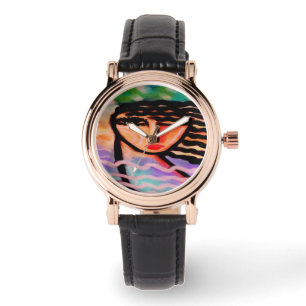 Funky Abstract Art to Wear Watch