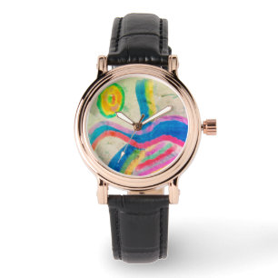 Funky Abstract Art to Wear Watch
