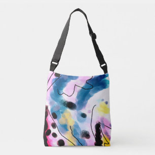 Funky Abstract Art Tote Bag