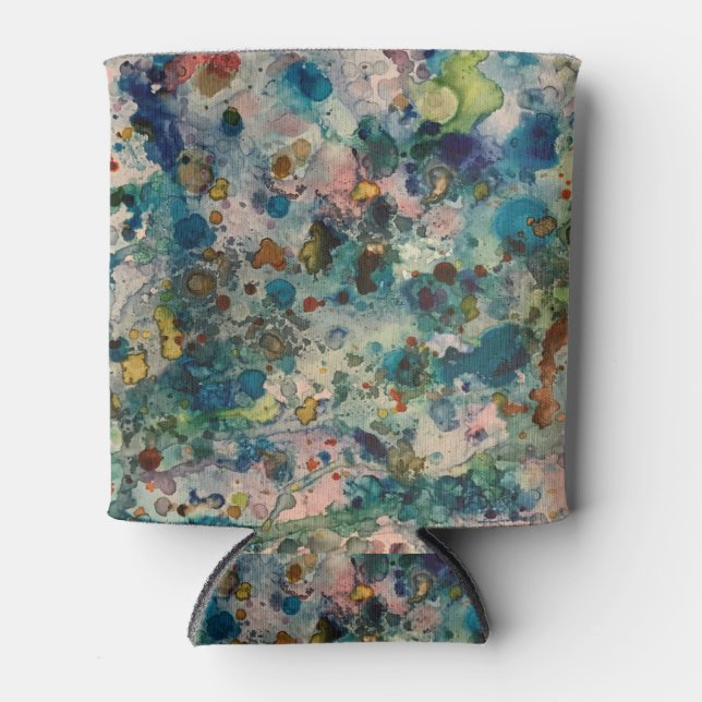 Funky Abstract Can Cooler (Front)