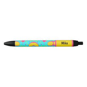 Funky Abstract Pattern Black Ink Pen