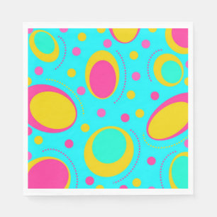 Funky Abstract Pattern Napkin