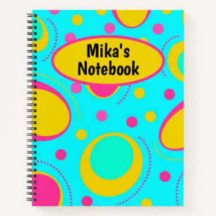 Funky Abstract Pattern Notebook