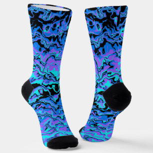 Funky Abstract Phone Ring Stand Socks