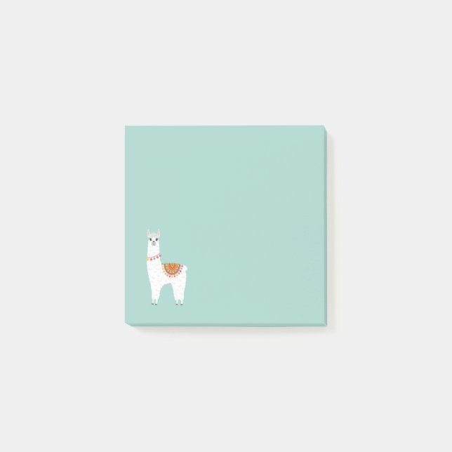 Funky Alpaca llama drama cute animal Post-it Notes (Front)