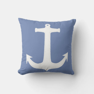 Funky Anchor Captain Throw Pillow