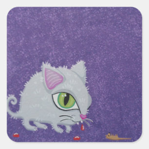 Funky and cute cat stickers from Soozie Wray