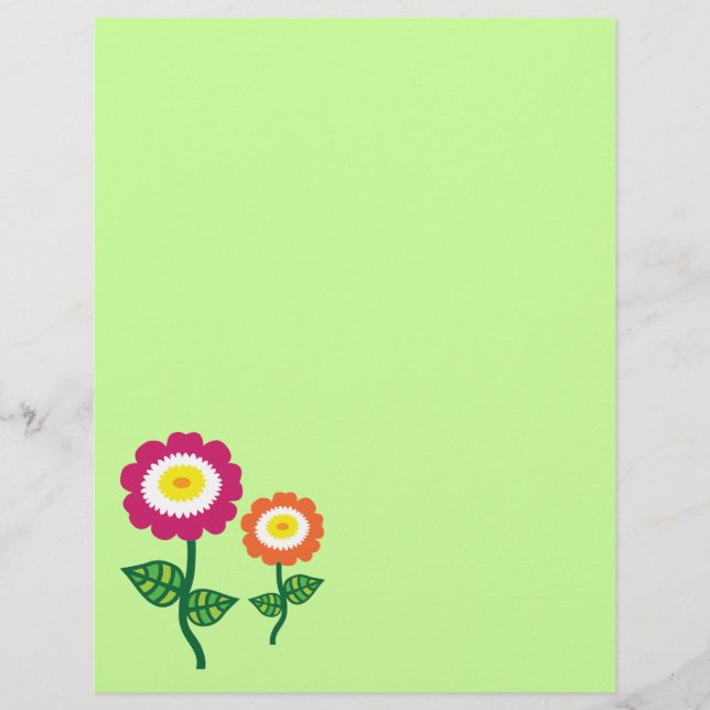 Funky Art Flowers (Front)