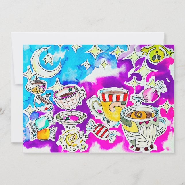 Funky Art Holiday Card (Front)