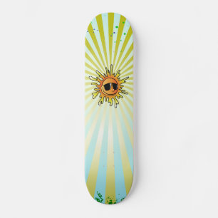 Funky background skateboard. skateboard