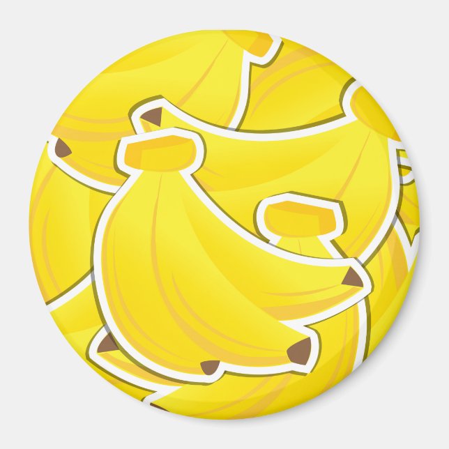 Funky bananas magnet (Front)