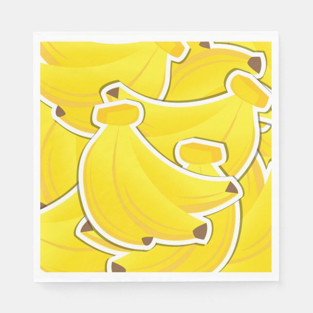 Funky bananas napkin (Front)