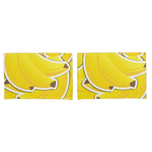 Funky bananas pillowcase (Front-Set)