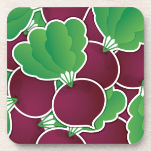 Funky beet coaster