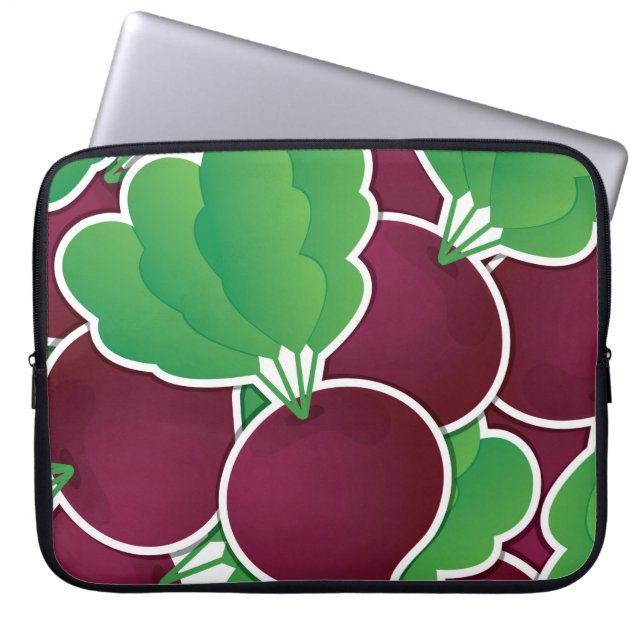 Funky beet laptop sleeve (Front)