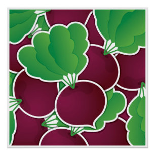 Funky beet poster