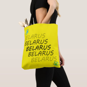 Funky Belarus Беларусь Corn Flower Tote Bag