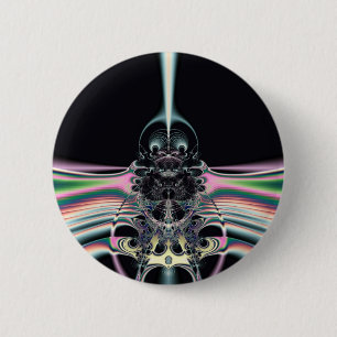 Funky Bird 6 Cm Round Badge
