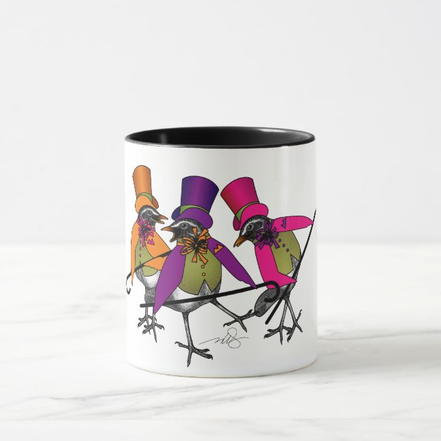 Funky Bird Boogie Party Mug (Center)