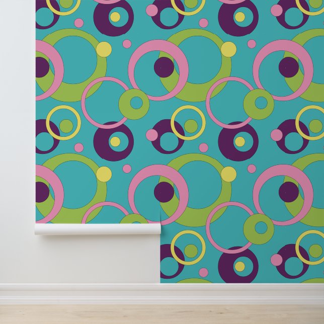 Funky Blue Circles Wallpaper (Application)