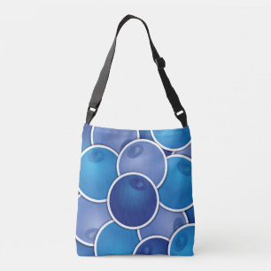 Funky blueberry crossbody bag