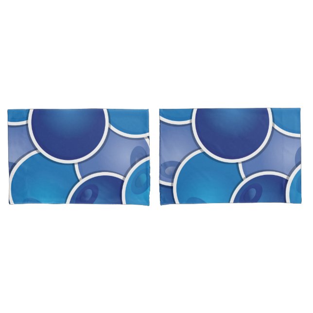 Funky blueberry pillowcase (Front-Set)