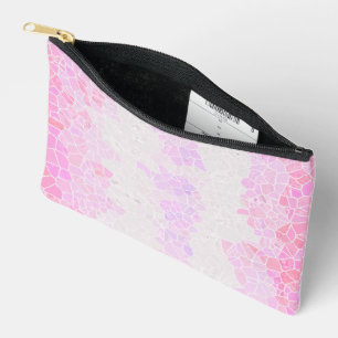 Funky Boho Abstract Mosaic Pomosexual Pride Flag Accessory Pouch