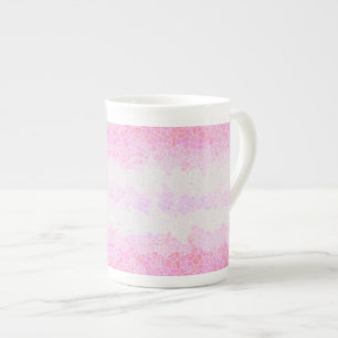 Funky Boho Abstract Mosaic Pomosexual Pride Flag Bone China Mug