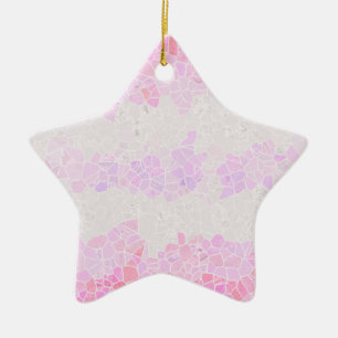 Funky Boho Abstract Mosaic Pomosexual Pride Flag Ceramic Tree Decoration