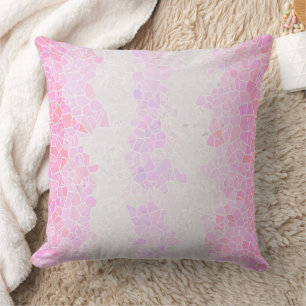Funky Boho Abstract Mosaic Pomosexual Pride Flag Cushion