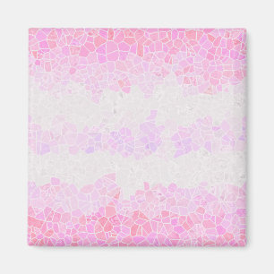 Funky Boho Abstract Mosaic Pomosexual Pride Flag Magnet