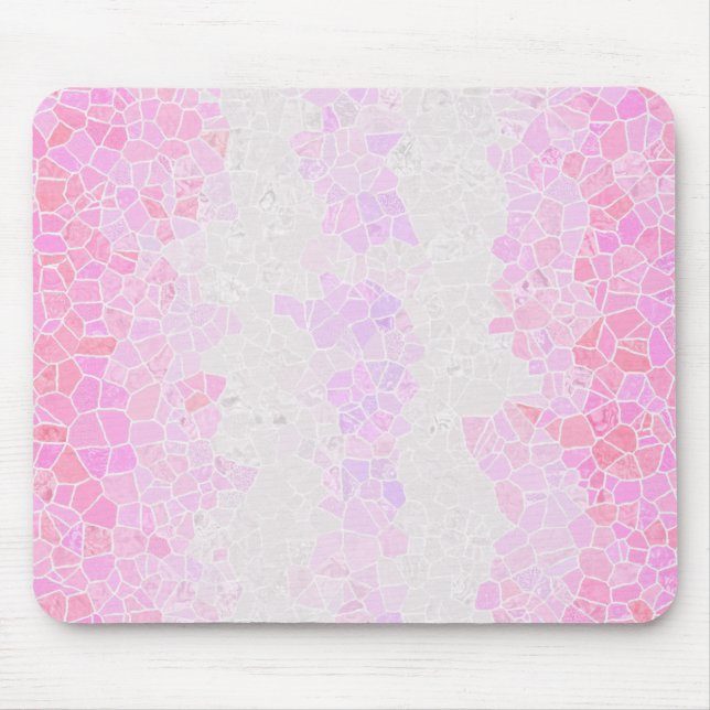 Funky Boho Abstract Mosaic Pomosexual Pride Flag Mouse Mat (Front)